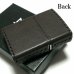 画像5: ZIPPO ライター 革巻き ダークブラウン ジッポ ロゴデザイン レザー シンプル 本牛革 濃茶 かっこいい 皮 メンズ 渋い ギフト プレゼント