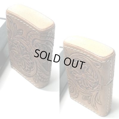 画像8: ZIPPO ライター 本革巻き ジッポ カオス シェリダンクラフト 手彫り Leather Works 牛革 ハンドメイド 彫刻 かっこいい おしゃれ ブランド メンズ 高級 ギフト