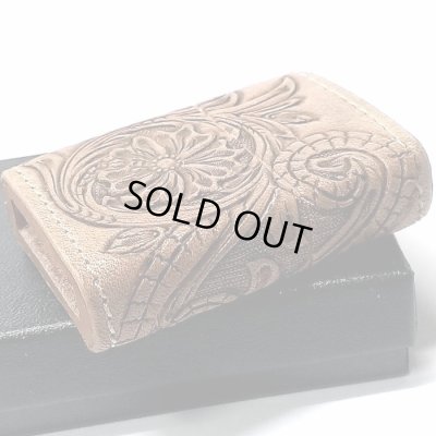 画像5: ZIPPO ライター 本革巻き ジッポ カオス シェリダンクラフト 手彫り Leather Works 牛革 ハンドメイド 彫刻 かっこいい おしゃれ ブランド メンズ 高級 ギフト