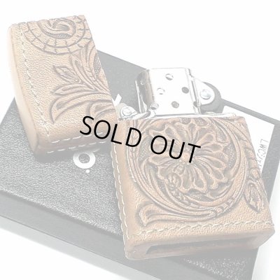 画像7: ZIPPO ライター 本革巻き ジッポ カオス シェリダンクラフト 手彫り Leather Works 牛革 ハンドメイド 彫刻 かっこいい おしゃれ ブランド メンズ 高級 ギフト