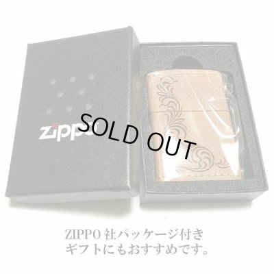 画像7: ZIPPO ライター 革巻き ジッポ 唐草 3面彫刻 おしゃれ カオス Leather Works 牛本革 ハンドメイド かっこいい 皮 メンズ ブランド ギフト