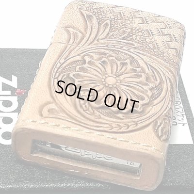画像4: ZIPPO 革巻き ライター おしゃれ ジッポ かっこいい カオス シェリダンクラフト＆バスケット 手彫り Leather Works 牛革 ハンドメイド 彫刻 メンズ ブランド ギフト