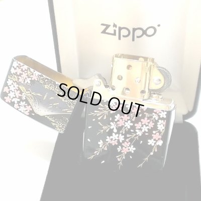 画像6: ZIPPO ライター 本金蒔絵 富士桜 伝統工芸 ジッポ 漆塗り 黒 かっこいい 和柄 ブラック おしゃれ 高級 メンズ ギフト プレゼント