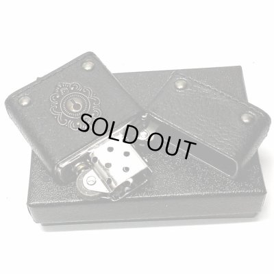 画像6: ZIPPO ライター 革巻き ジッポ キーホール ブラック レザー 黒 鍵穴 アンティーク メタル クラシック 本牛革 かっこいい 皮 おしゃれ メンズ ギフト
