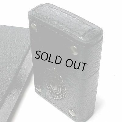 画像4: ZIPPO ライター 革巻き ジッポ キーホール ブラック レザー 黒 鍵穴 アンティーク メタル クラシック 本牛革 かっこいい 皮 おしゃれ メンズ ギフト