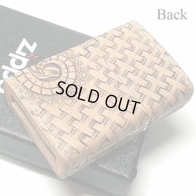 画像3: ZIPPO 革巻き ライター おしゃれ ジッポ かっこいい カオス シェリダンクラフト＆バスケット 手彫り Leather Works 牛革 ハンドメイド 彫刻 メンズ ブランド ギフト