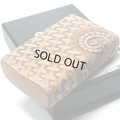 画像6: ZIPPO 革巻き ライター おしゃれ ジッポ かっこいい カオス シェリダンクラフト＆バスケット 手彫り Leather Works 牛革 ハンドメイド 彫刻 メンズ ブランド ギフト
