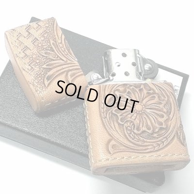 画像7: ZIPPO 革巻き ライター おしゃれ ジッポ かっこいい カオス シェリダンクラフト＆バスケット 手彫り Leather Works 牛革 ハンドメイド 彫刻 メンズ ブランド ギフト
