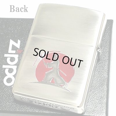 画像3: ZIPPO ライター 侍 和柄 ジッポ 両面デザイン アンティーク シルバー燻し 武士道 ジッポー かっこいい メンズ ギフト おしゃれ プレゼント