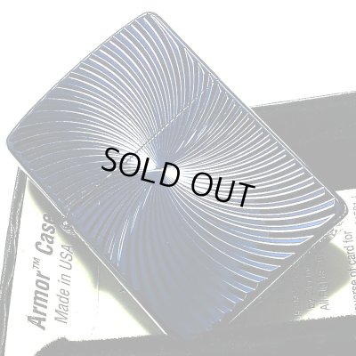 画像5: ZIPPO アーマー ブルーチタンウェーブ ジッポ ライター チタン加工 彫刻 両面加工 青 かっこいい 重厚 おしゃれ 高級 メンズ ギフト プレゼント