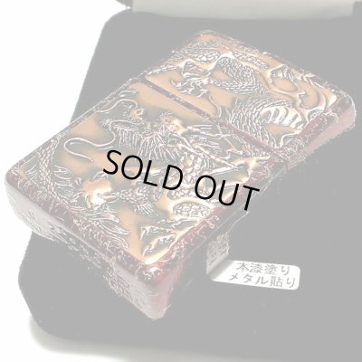 画像6: ZIPPO 和柄 ライター ライズメタル 赤龍 金乱糸 赤 金 伝統工芸 ジッポ 本漆塗り かっこいい 竜 レッド ゴールド おしゃれ ドラゴン 高級 メンズ ギフト プレゼント