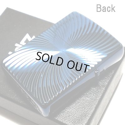 画像3: ZIPPO アーマー ブルーチタンウェーブ ジッポ ライター チタン加工 彫刻 両面加工 青 かっこいい 重厚 おしゃれ 高級 メンズ ギフト プレゼント