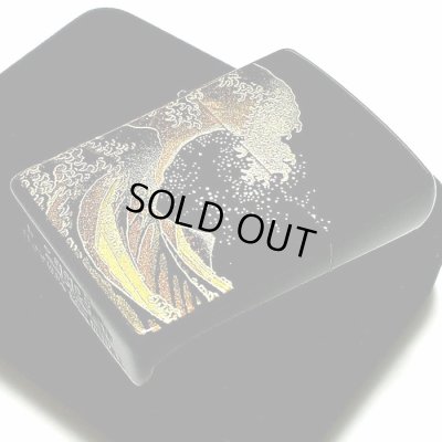 画像5: ZIPPO ライター 本金蒔絵 波富士 伝統工芸 ジッポ 和柄 漆塗り 黒 かっこいい ブラック おしゃれ 高級 メンズ ギフト プレゼント