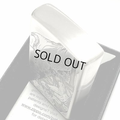 画像7: ZIPPO ライター 天野喜孝 ジッポ アンティークシルバー 銀燻し 彫刻デザイン かっこいい おしゃれ ゲーム メンズ ギフト プレゼント