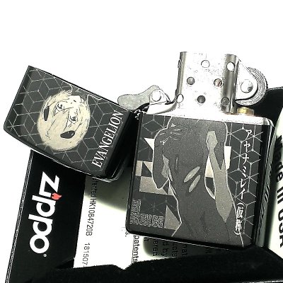 画像5: ZIPPO エヴァンゲリオン 2021年 復刻生産 リニューアル ライター アヤナミレイ ジッポー ブラックチタンコート シリアル入り 新劇場版 可愛い 黒 レーザー彫刻 お洒落 アニメ メンズ レディース ギフト プレゼント