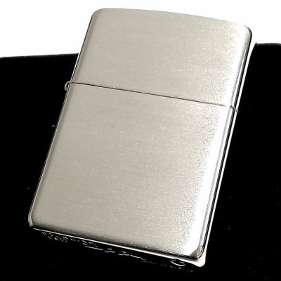画像3: ZIPPO アーマー 純銀 スターリングシルバー ジッポ ライター 重厚モデル ブラッシュ仕上げ かっこいい サテン メンズ レディース 銀無垢 シンプル 高級 ギフト