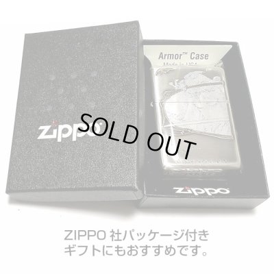 画像9: ZIPPO アーマー 天野喜孝 ジッポ ライター 両面デザイン アンティーク 銀いぶし 彫刻柄 かっこいい 重厚 おしゃれ ゲーム メンズ ギフト プレゼント