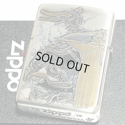画像3: ZIPPO アーマー 天野喜孝 ジッポ ライター 両面デザイン アンティーク 銀いぶし 彫刻柄 かっこいい 重厚 おしゃれ ゲーム メンズ ギフト プレゼント