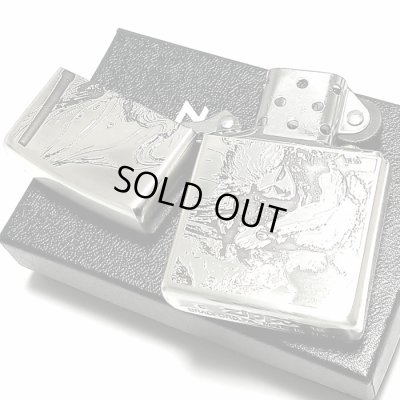 画像6: ZIPPO ライター 天野喜孝 ジッポ アンティークシルバー 銀燻し 彫刻デザイン かっこいい おしゃれ ゲーム メンズ ギフト プレゼント
