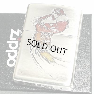 画像2: ZIPPO ライター 天野喜孝 ジッポ ゲーム 銀イブシ エッチング彫刻 アンティークシルバー かっこいい おしゃれ メンズ ギフト