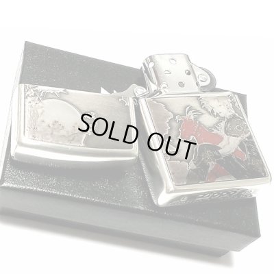 画像5: ZIPPO ライター 天野喜孝 ジッポ アンティークシルバー 銀燻し 彫刻デザイン かっこいい おしゃれ ゲーム メンズ ギフト プレゼント