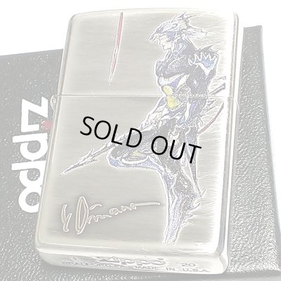 画像2: ZIPPO 天野喜孝 ジッポ ライター アンティーク 銀いぶし 彫刻柄 かっこいい 重厚 おしゃれ ゲーム メンズ ギフト プレゼント