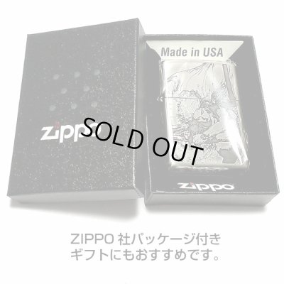 画像8: ZIPPO ライター 天野喜孝 ジッポ アンティークシルバー 銀燻し 彫刻デザイン かっこいい おしゃれ ゲーム メンズ ギフト プレゼント