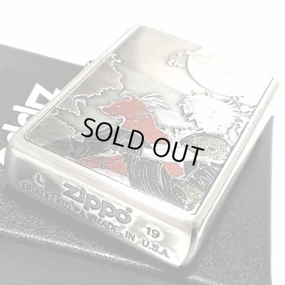 画像3: ZIPPO ライター 天野喜孝 ジッポ アンティークシルバー 銀燻し 彫刻デザイン かっこいい おしゃれ ゲーム メンズ ギフト プレゼント