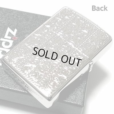 画像3: ZIPPO ライター プラチナアラベスク ジッポ シルバー 中世模様 両面加工 メンズ レディース おしゃれ かっこいい ギフト プレゼント