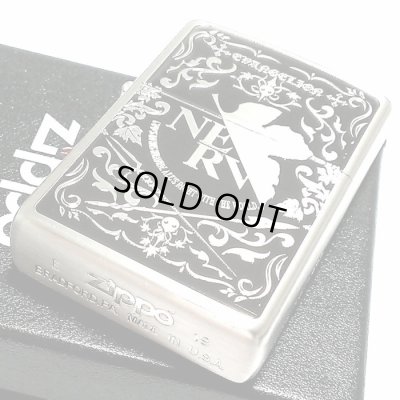 画像3: ZIPPO エヴァンゲリオン ネルフマーク ジッポ ライター 限定 シリアル入り 銀古美仕上げ アンティーク かっこいい メンズ レディース アニメ ギフト プレゼント