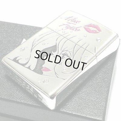 画像5: ZIPPO ルパン三世 ジッポ ライター 不二子 アフターシャワー シルバー サテン 可愛い ジッポー アニメ キャラクター セクシー 両面加工 女性 かわいい キスマーク メンズ レディース ギフト プレゼント
