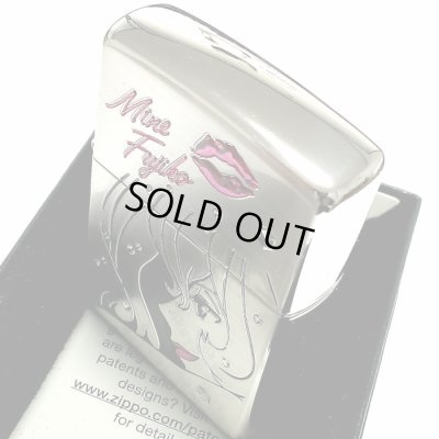画像4: ZIPPO ルパン三世 ジッポ ライター 不二子 アフターシャワー シルバー サテン 可愛い ジッポー アニメ キャラクター セクシー 両面加工 女性 かわいい キスマーク メンズ レディース ギフト プレゼント
