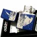 画像4: ZIPPO ライター DOLPHIN×PLANET ジッポ 天然シェル イオンブルー 地球 イルカ 銀差し 青 可愛い メンズ おしゃれ 美しい プレゼント レディース ギフト