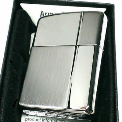 画像2: ZIPPO アーマー ジッポ ライター サテン＆ミラー スタンダード 彫刻 両面加工 シルバー かっこいい ギフト 重厚 動画あり シンプル おしゃれ 高級 メンズ プレゼント