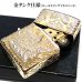 画像4: ZIPPO ライター アーマー 限定 ジッポ クラウン ゴールド 5面加工 コーナーリューター おしゃれ スワロフスキー 金タンク シリアルナンバー入り 王冠 彫刻 ラインストーン 金 かっこいい メンズ プレゼント ギフト