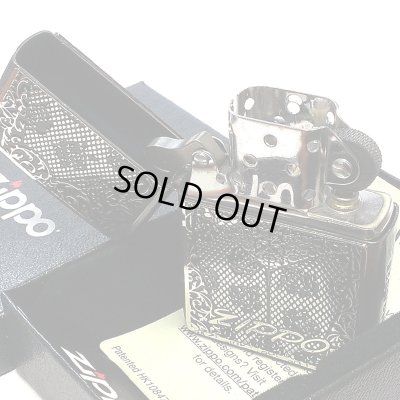 画像4: ZIPPO セクシーメタル ジッポ ライター 裏面蝶 限定シリアルNo.入り 両面加工 ガンメタ 薔薇 Sexy Metal バタフライ シルバー メタル貼り 銀 おしゃれ メンズ レディース ギフト プレゼント