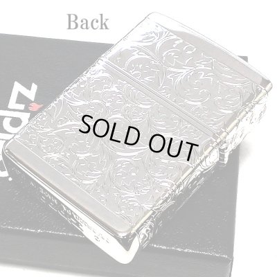 画像3: ZIPPO ライター アラベスク プラチナシルバー 限定 ジッポ シリアルナンバー入り 鏡面仕上げ 4面連続加工 高級 メンズ レディース 彫刻 かっこいい 銀 おしゃれ ギフト プレゼント