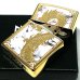 画像4: ZIPPO ライター ドラゴン 限定88個 和柄 ジッポ シリアルナンバー入り 龍 ゴールド 彫刻 白 大理石 金タンク かっこいい 両面加工 竜 ホワイト おしゃれ 八 御守り メンズ ギフト プレゼント 動画あり