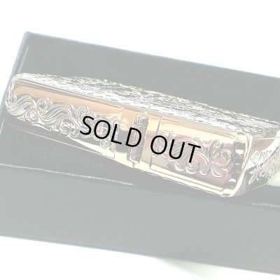 画像6: ZIPPO ライター アーマー 限定 ジッポ クラウン ゴールド 5面加工 コーナーリューター おしゃれ スワロフスキー 金タンク シリアルナンバー入り 王冠 彫刻 ラインストーン 金 かっこいい メンズ プレゼント ギフト