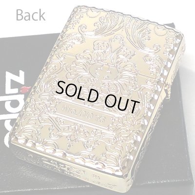 画像8: ZIPPO ライター アーマー 限定 ジッポ クラウン ゴールド 5面加工 コーナーリューター おしゃれ スワロフスキー 金タンク シリアルナンバー入り 王冠 彫刻 ラインストーン 金 かっこいい メンズ プレゼント ギフト