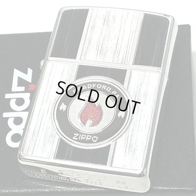 画像2: ZIPPO 炎 フレーム ロゴ ジッポ ライター 木目調 ファイヤー ブラック ホワイト 両面加工 メンズ かっこいい おしゃれ プレゼント 父の日 ギフト