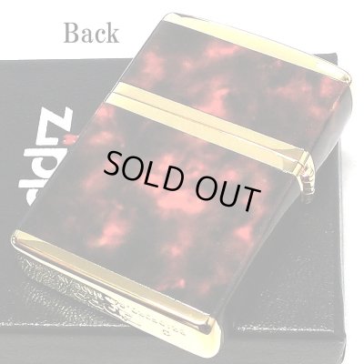 画像3: ジッポ ライター マーブル ZIPPO ロゴ ゴールド ブラウン 4面加工 金タンク Marble Logo かっこいい おしゃれ メンズ ギフト プレゼント