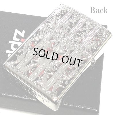 画像3: ZIPPOライター マーブル アラベスク エッチング彫刻 シルバー ジッポ 両面加工 銀 かっこいい おしゃれ メンズ ギフト プレゼント