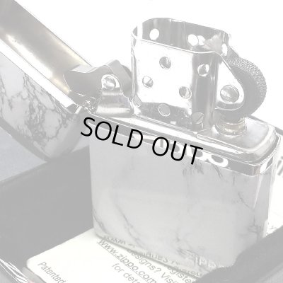 画像4: ジッポ ライター ZIPPO ロゴ シルバー ホワイト 4面加工 大理石 Marble Logo かっこいい おしゃれ メンズ ギフト プレゼント