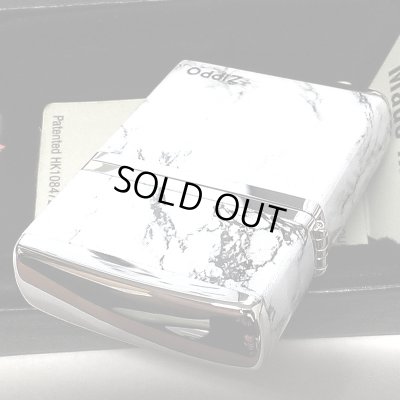 画像5: ジッポ ライター ZIPPO ロゴ シルバー ホワイト 4面加工 大理石 Marble Logo かっこいい おしゃれ メンズ ギフト プレゼント
