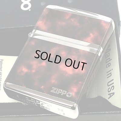 画像2: ZIPPO ライター ジッポ ロゴ マーブル シルバー ブラウン 4面加工 Marble Logo かっこいい おしゃれ メンズ ギフト プレゼント