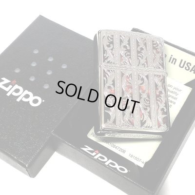 画像6: ZIPPOライター マーブル アラベスク エッチング彫刻 シルバー ジッポ 両面加工 銀 かっこいい おしゃれ メンズ ギフト プレゼント