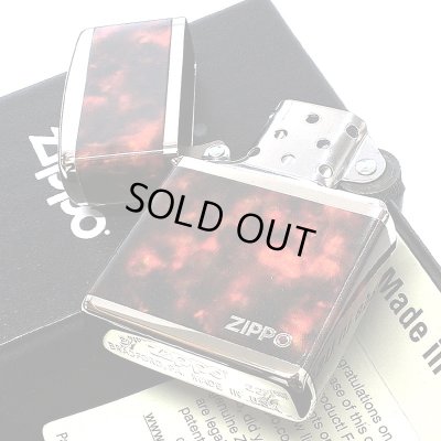 画像5: ZIPPO ライター ジッポ ロゴ マーブル シルバー ブラウン 4面加工 Marble Logo かっこいい おしゃれ メンズ ギフト プレゼント