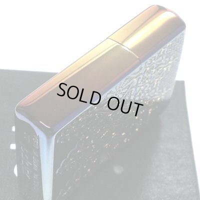 画像4: ZIPPO ライター ヨーロピアン レース 中世模様 ジッポ 両面加工 レインボー エッチング彫刻 おしゃれ チタン加工 両面別柄 レディース かっこいい 高級 メンズ ギフト プレゼント