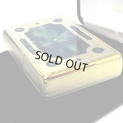 画像5: ZIPPO ライター 1937レプリカ フラットトップ ゴールド&ブルー ファンタジーブック ジッポ かっこいい 5面加工 エッチング彫刻 金青 金タンク おしゃれ メンズ プレゼント ギフト